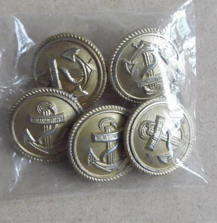 5 Kriegs-Marine Buttons