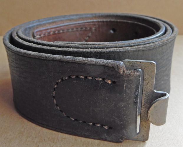 E/M NCO Leather Belt
