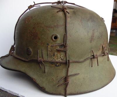 M40 Army Battle Damaged Helmet