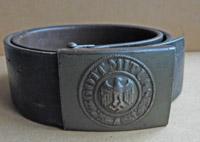 Army EM/NCO Leather Belt & Buckle